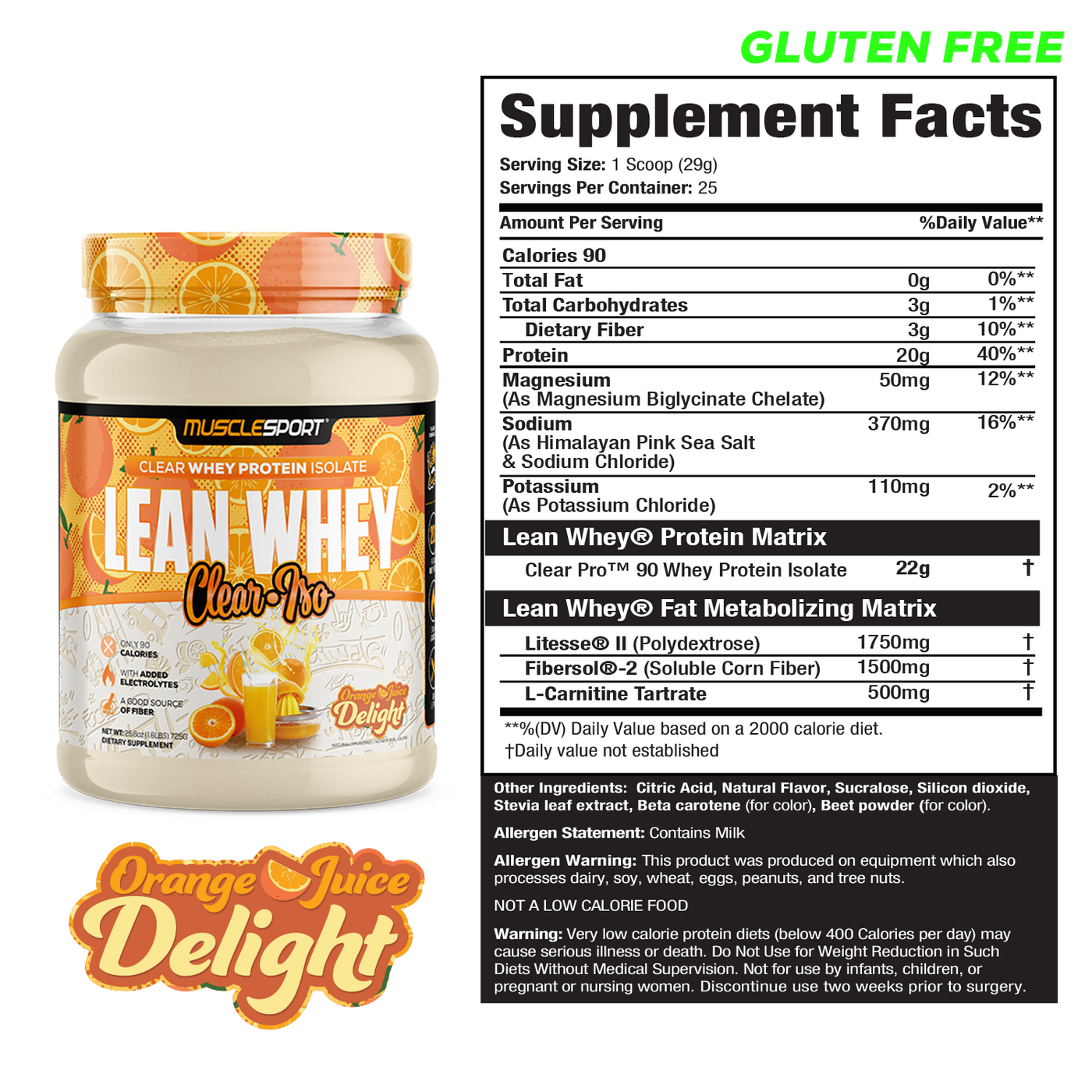 Lean Whey Clear-Iso Protein
