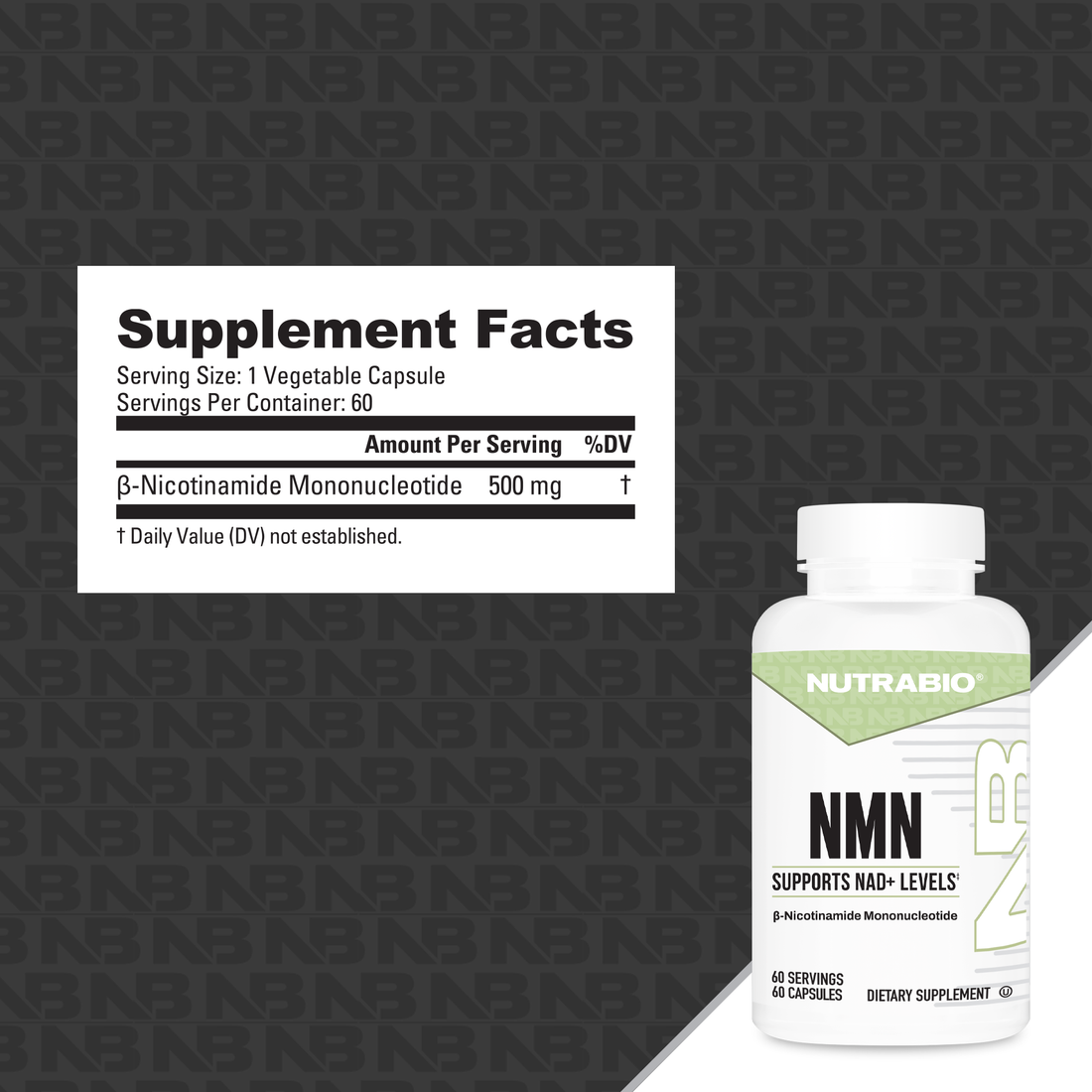 NMN (Nicotinamide Mononucleotide) 60 Caps