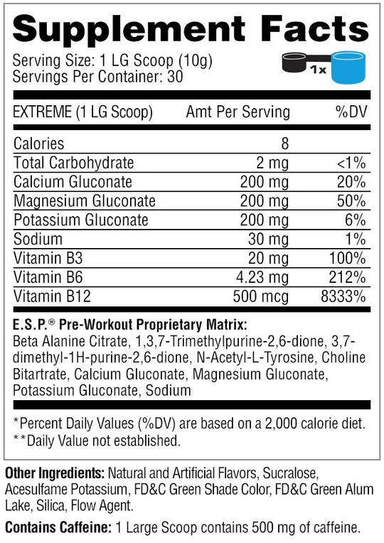 E.S.P Pre-Workout