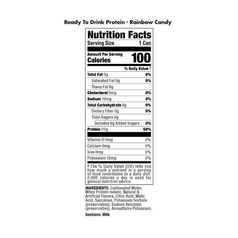 Bucked Up Lightly Carbonated Protein RTD
