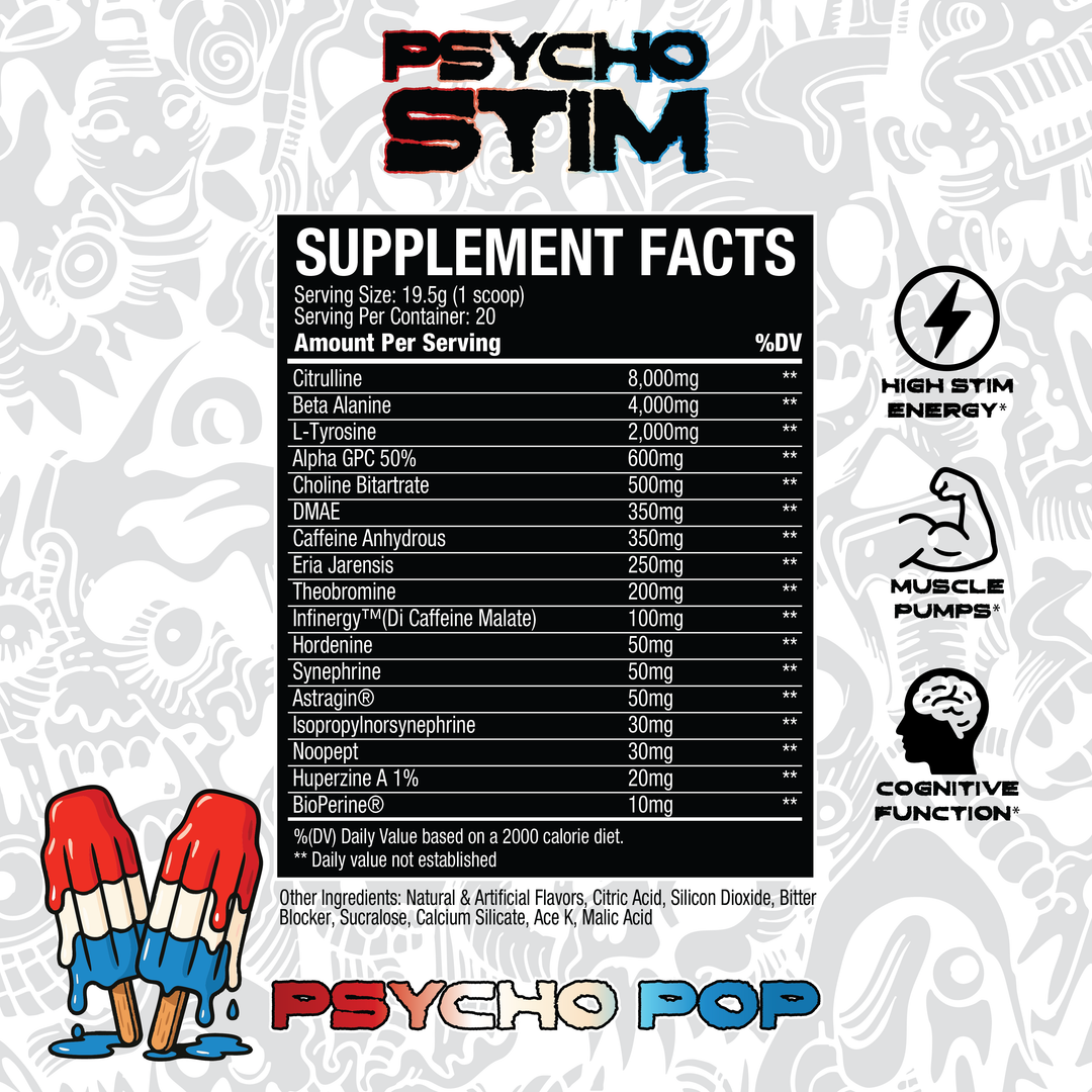 Psycho Stim High Stim Pre-Workout