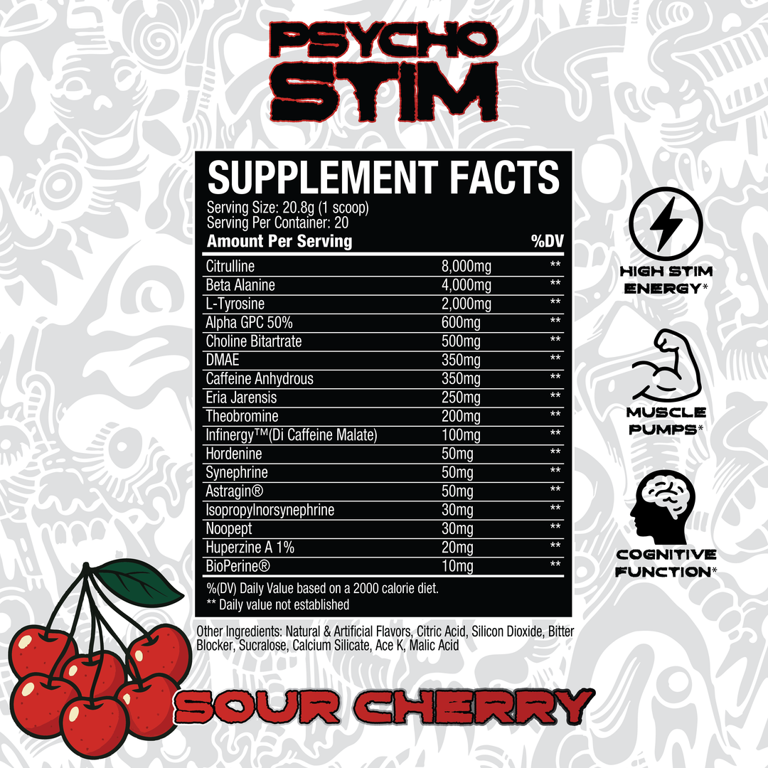 Psycho Stim High Stim Pre-Workout