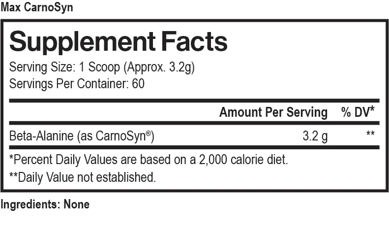 Max CarnoSyn (Beta-Alanine)