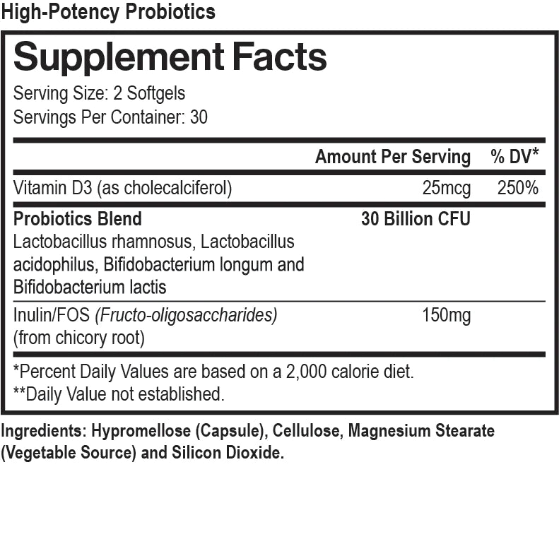 High Potency Probiotics